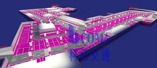 停车场整体3D立体效果图设计